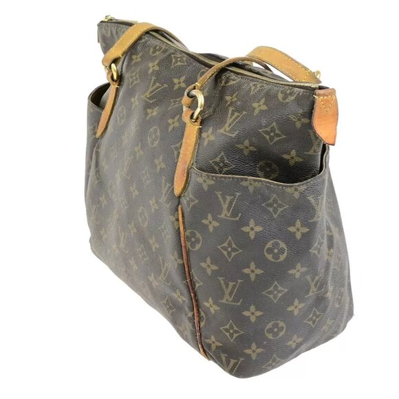 LOUIS VUITTON Logo Totally MM Shoulder Bag Monogram Leather Brown - Picture 4 of 14